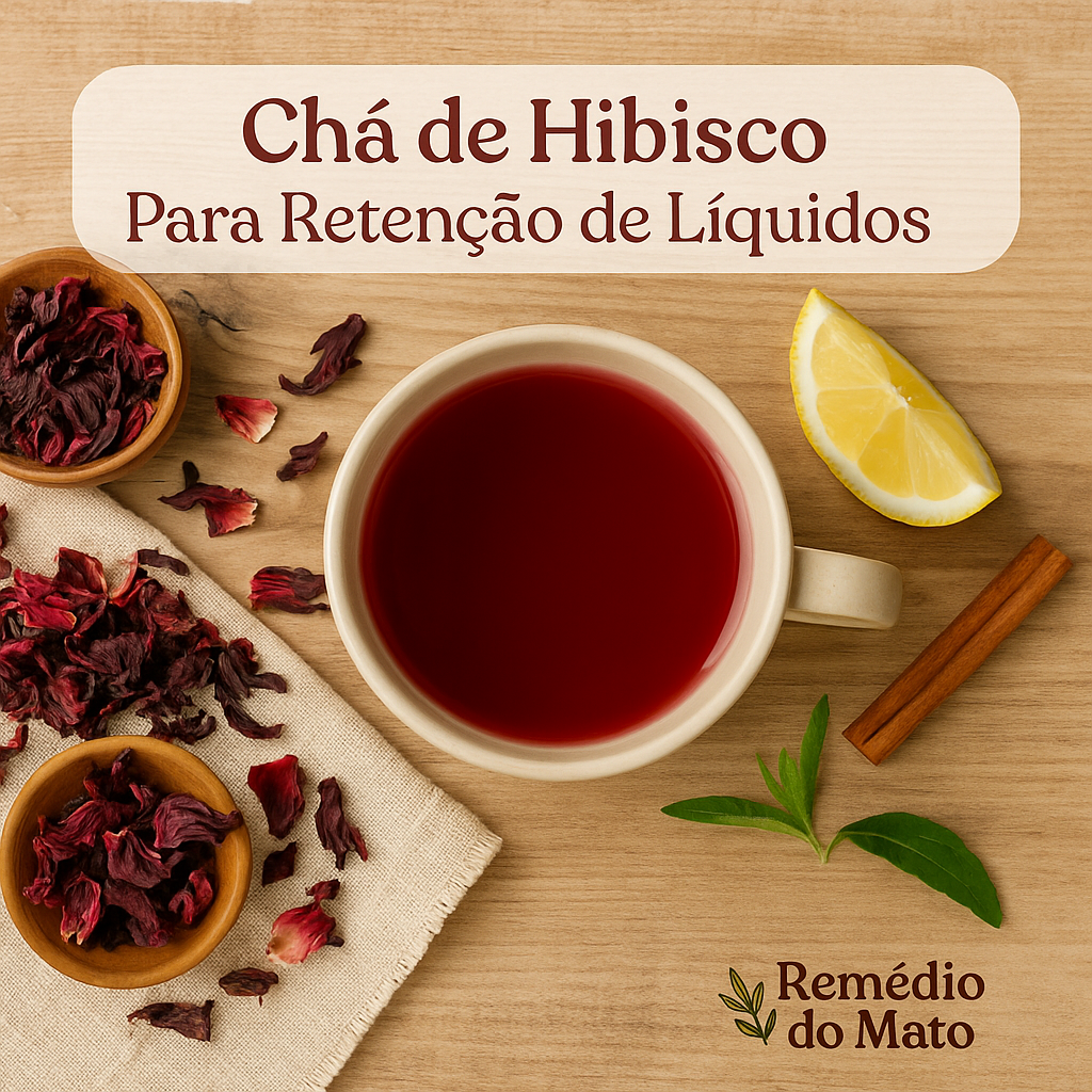 🌺 Chá de Hibisco Para Retenção de Líquidos