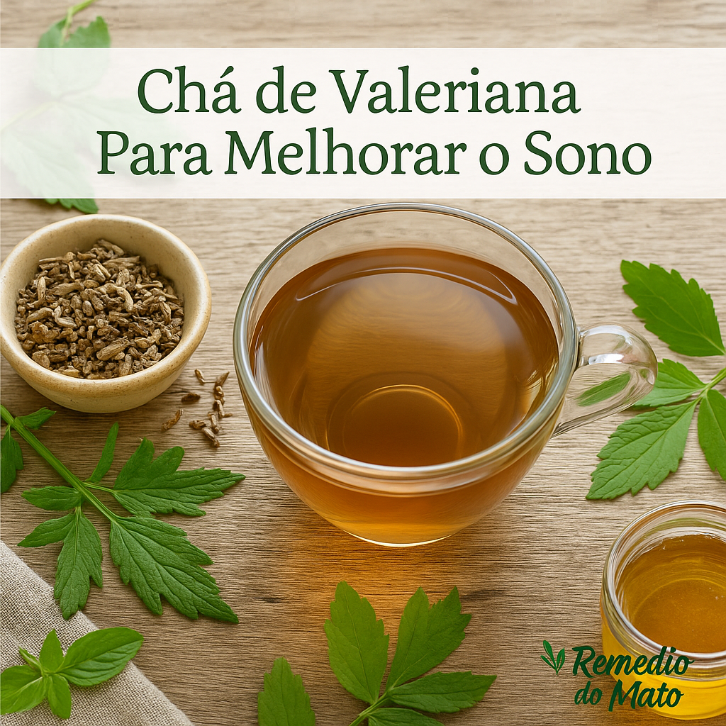 🌿 Chá de Valeriana Para Melhorar o Sono