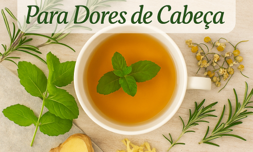 Chá de hortelã para dores de cabeça